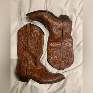 Vintage Embossed CodeWest women’s Cowboy boots